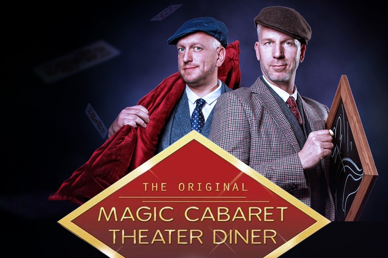 Magic cabaret theater diner show met Rob en Emiel